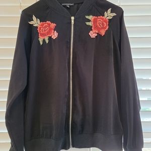 West Kei embroidered bomber jacket